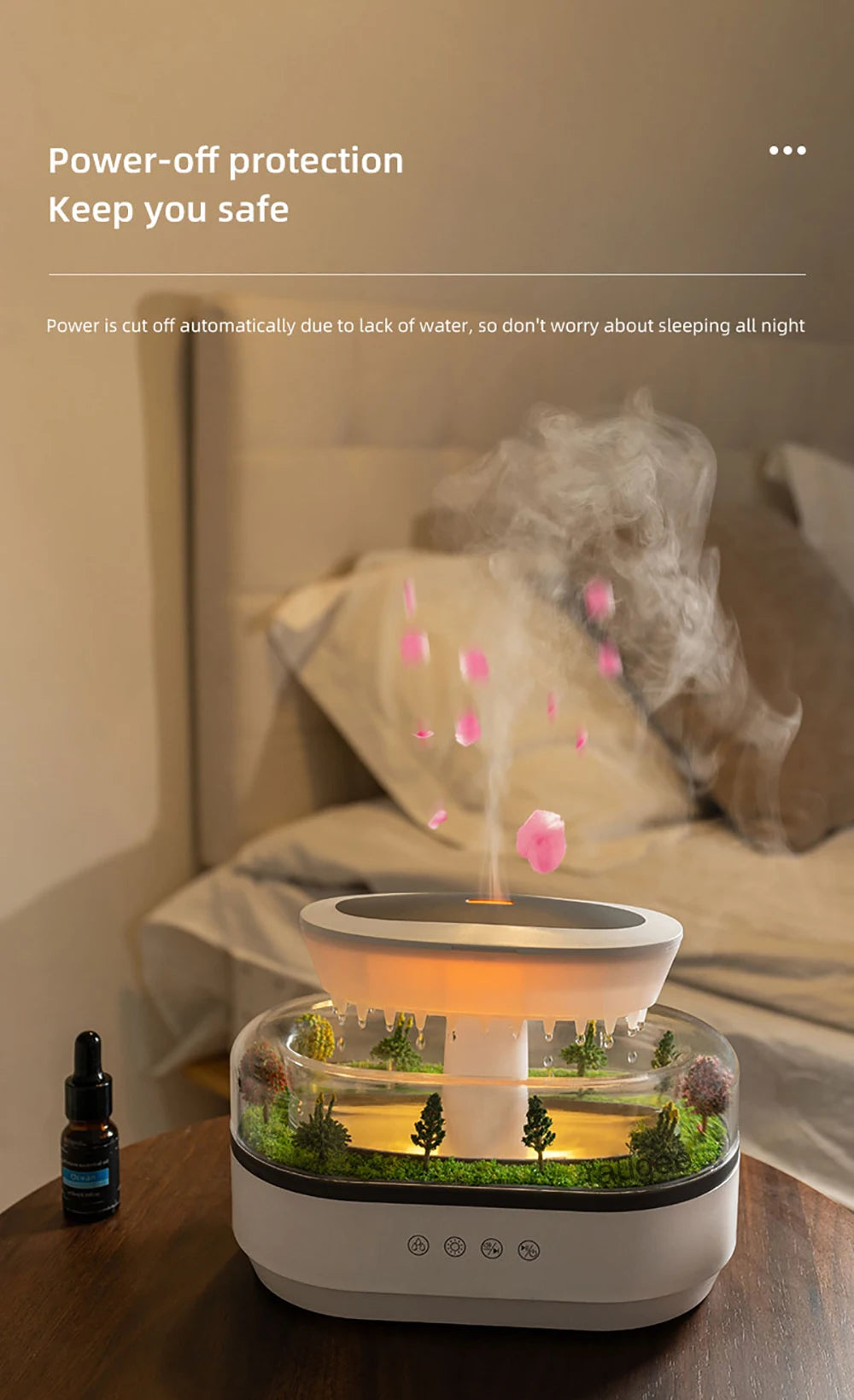 ✨ 7-in-1 Aroma Diffuser with Colorful Light