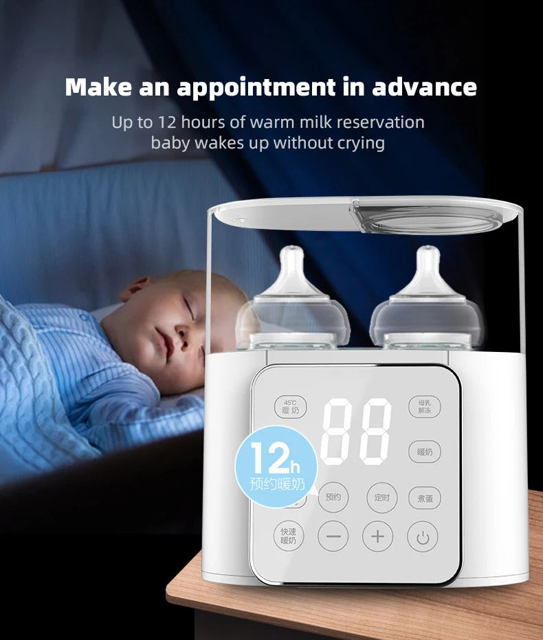 ThermoBub™ – 6-in-1 Baby Bottle Warmer & Steriliser with Temp Control