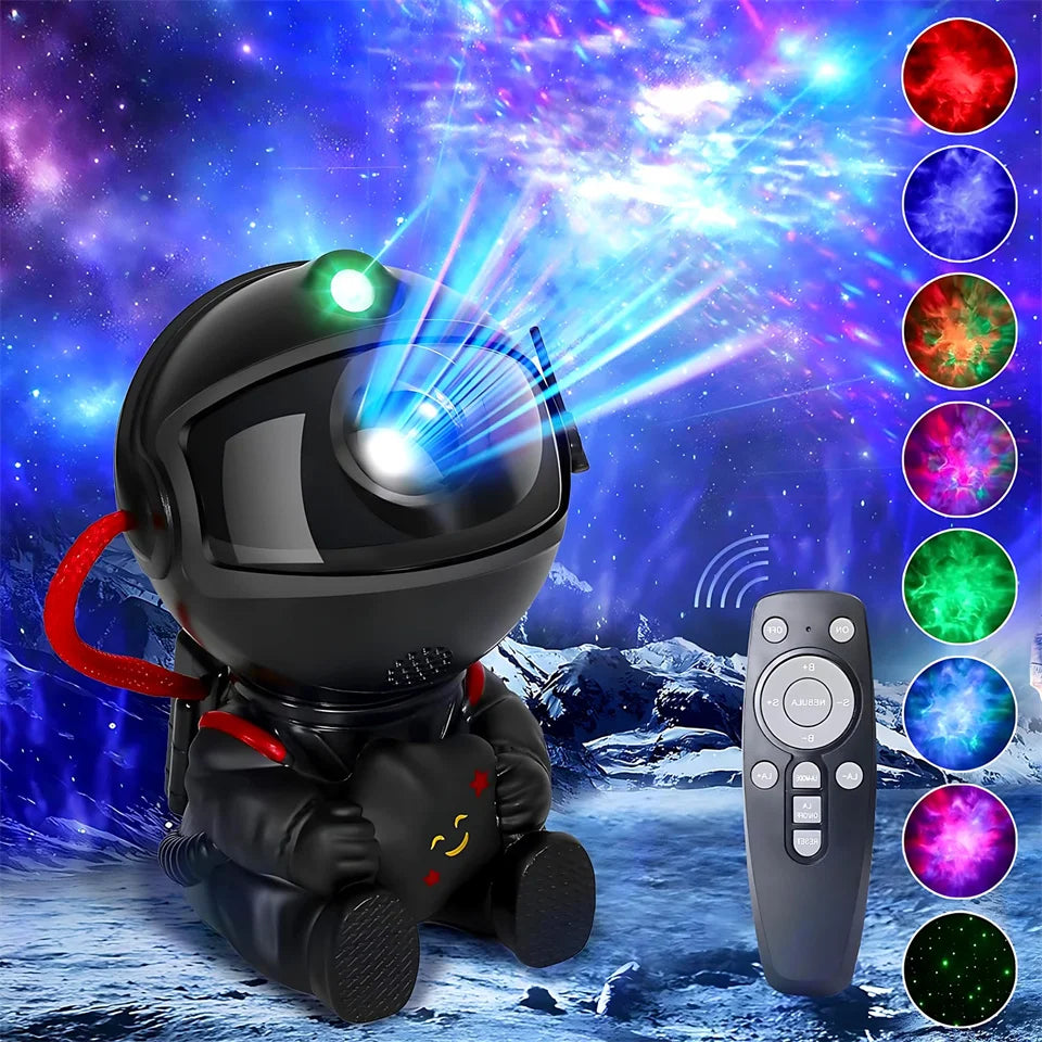 ๐ Astronaut Galaxy Star Projector Night Light