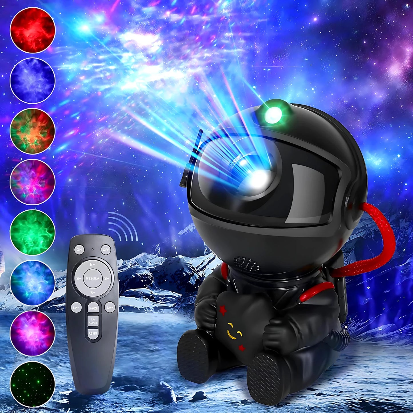 ๐ Astronaut Galaxy Star Projector Night Light