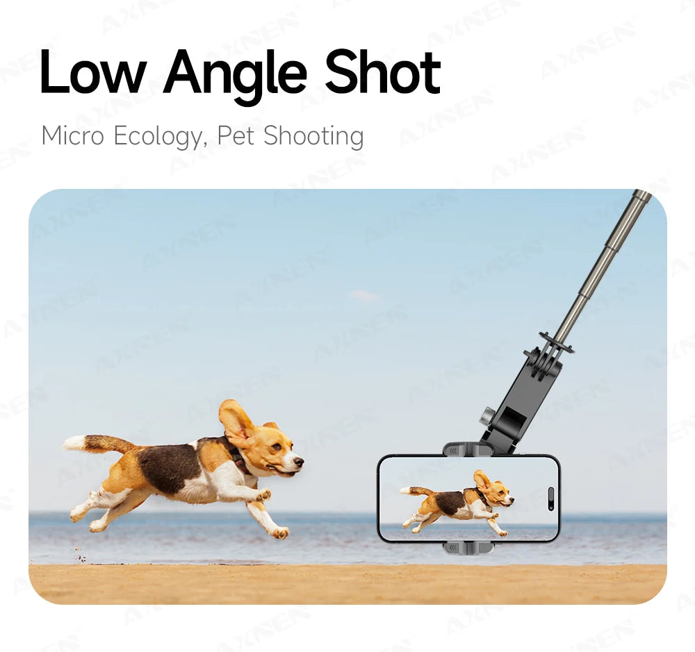 AXNEN Q19 AI Gimbal – 360° Face Tracking with Fill Light