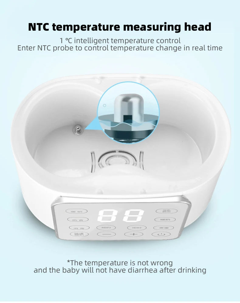 ThermoBub™ – 6-in-1 Baby Bottle Warmer & Steriliser with Temp Control