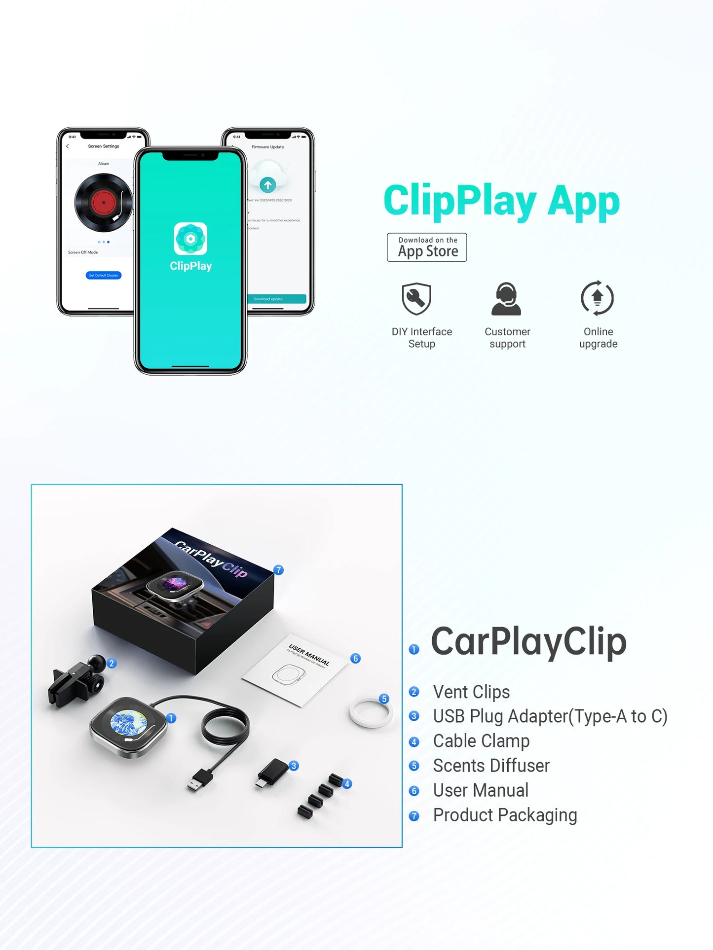 CarPlay Freedom: Wireless Adapter with Display