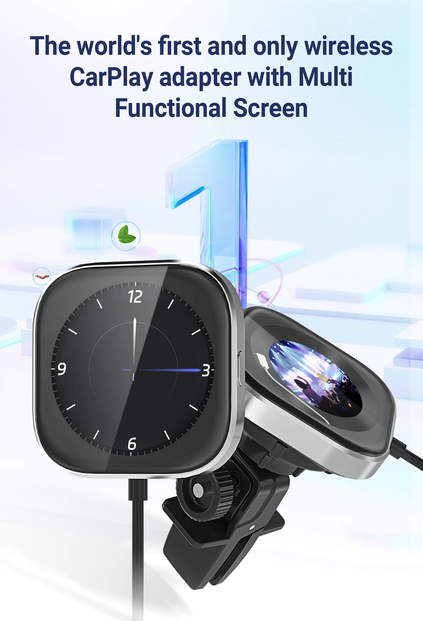 CarPlay Freedom: Wireless Adapter with Display