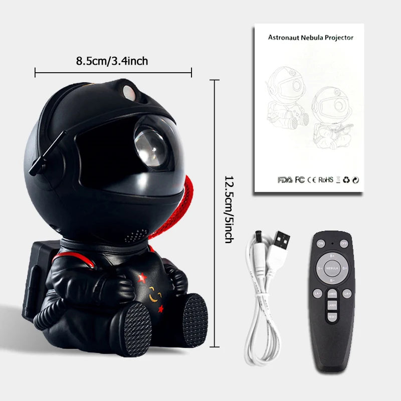 ๐ Astronaut Galaxy Star Projector Night Light