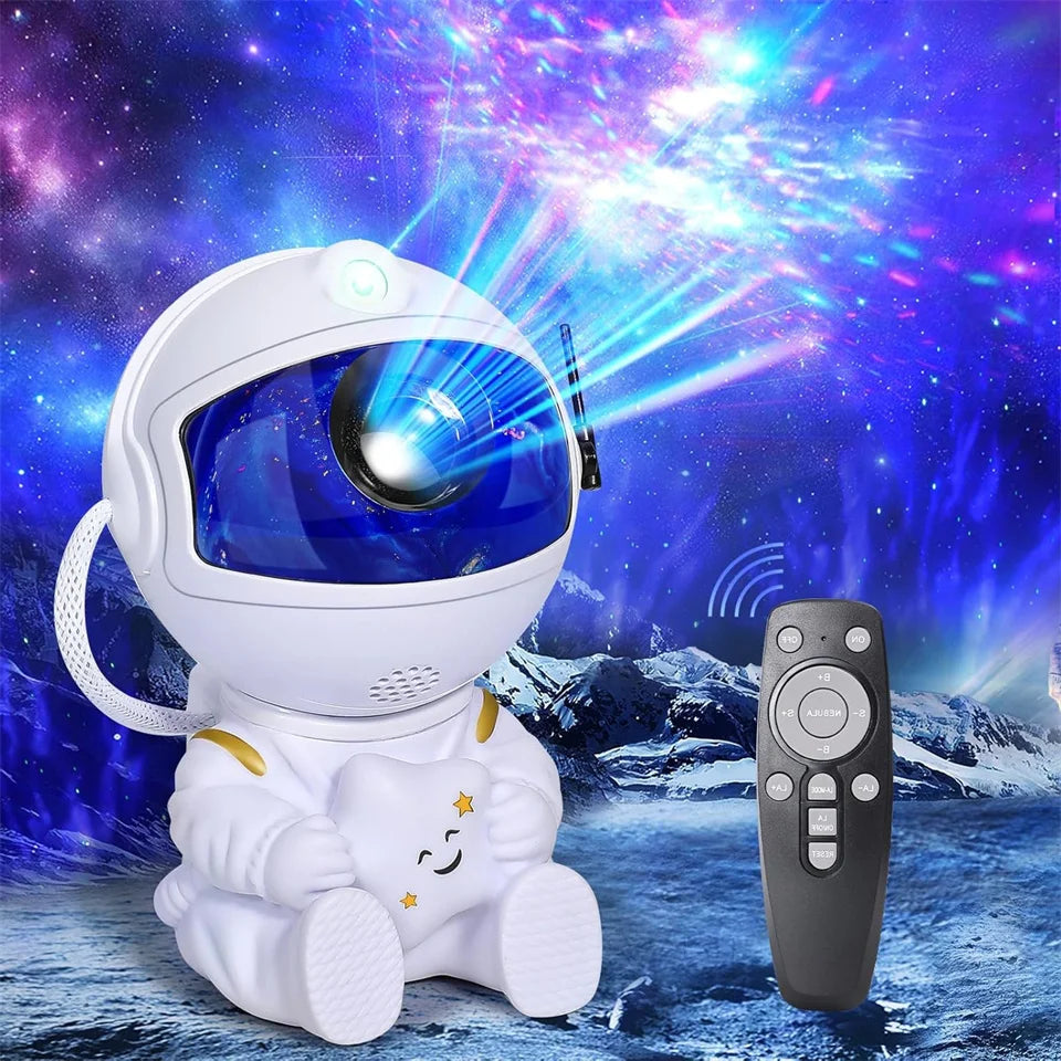 ๐ Astronaut Galaxy Star Projector Night Light