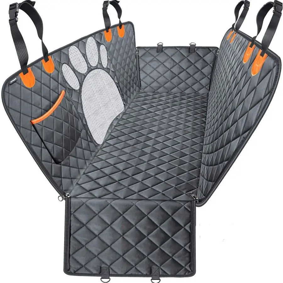 Waterproof Dog Car Seat Cover β Hammock with Mesh Window πΎπ
