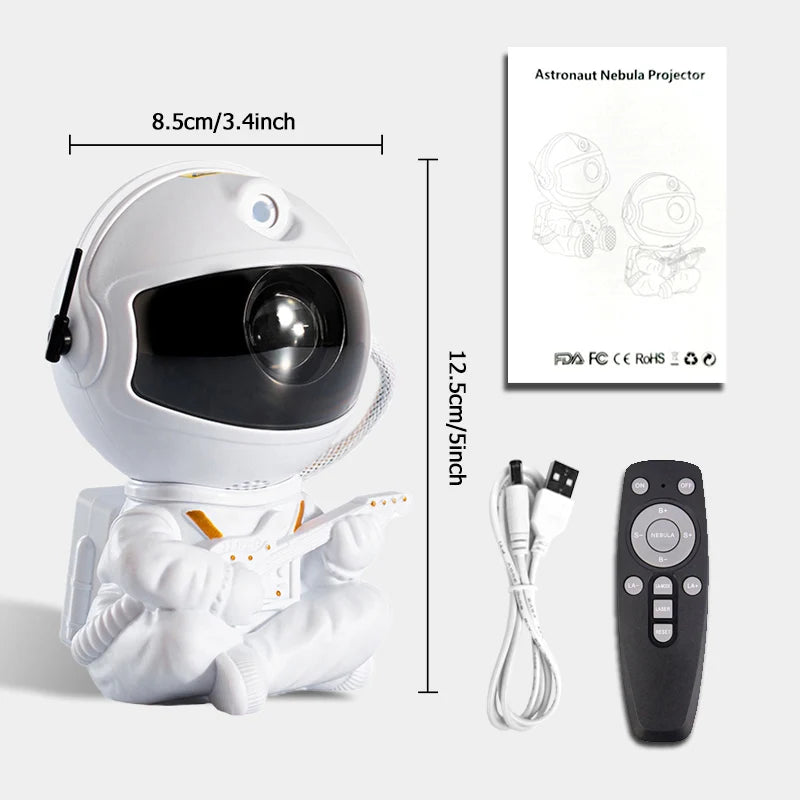 ๐ Astronaut Galaxy Star Projector Night Light