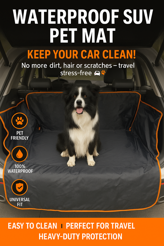 Pet-Proof SUV Cargo Liner – Keep Your Car Spotless 🚗🐾