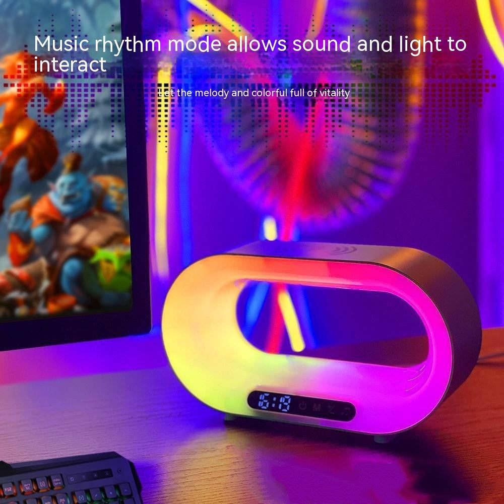3-in-1 Smart LED Night Light with Wireless Charger & Alarm