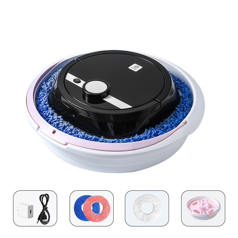 Rechargeable Smart Floor Cleaning Mop Robot – Ultra Quiet & Powerful