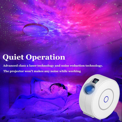 Kids Galaxy Projector Night Light – Stars, Music & Calm Sleep
