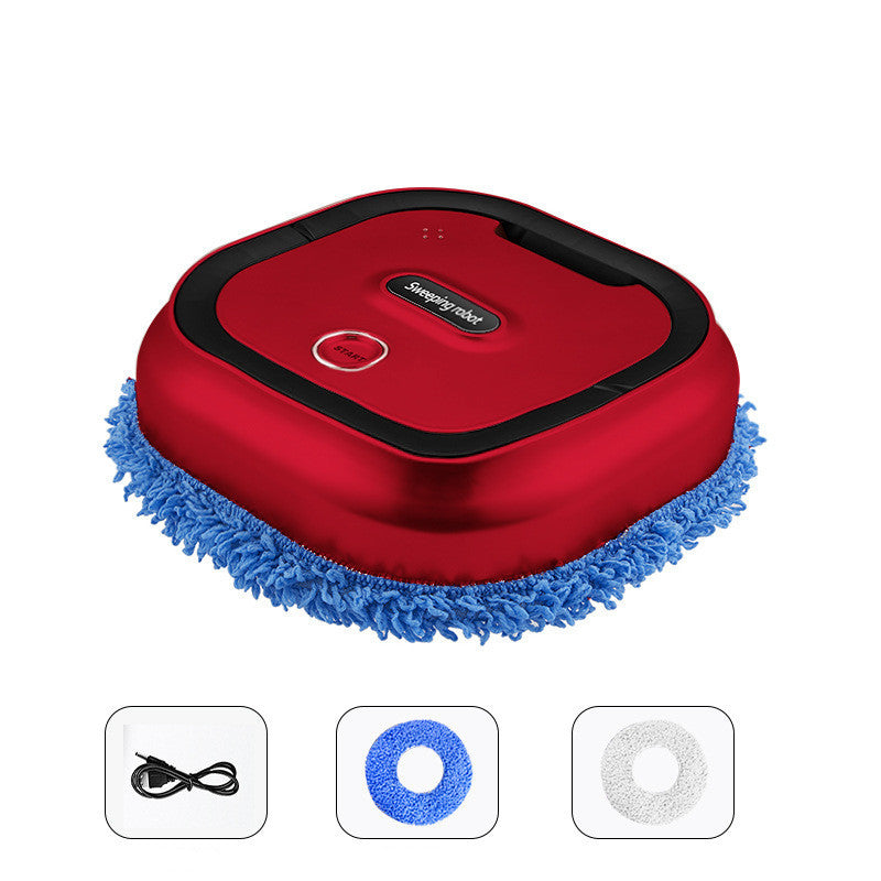 Rechargeable Smart Floor Cleaning Mop Robot – Ultra Quiet & Powerful
