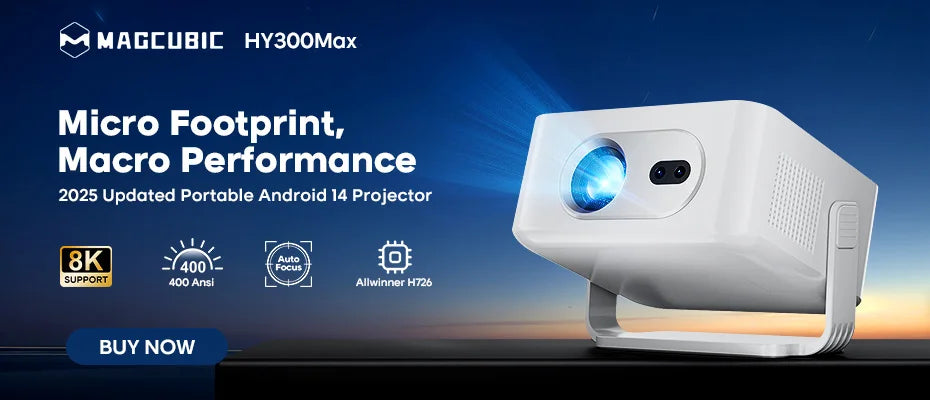 Magcubic HY300 Pro+ 4K WiFi6 Portable Projector