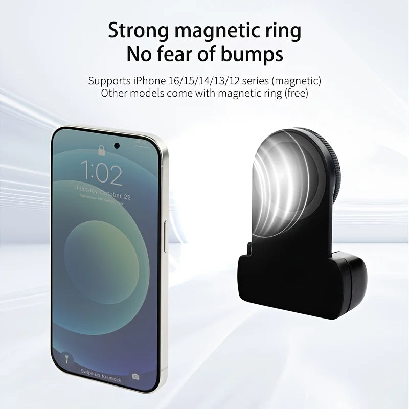 MagSafe Bluetooth Selfie Grip with Fill Light & Stabilizer