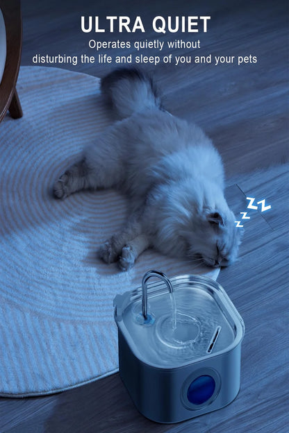 ZYfeeder™ 3.2L Stainless Steel Pet Fountain – Fresh Auto Water 💧🐾