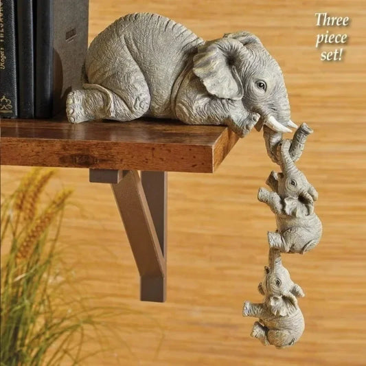 Cute Elephant Hug Miniatures – Perfect Home & Gift Decor ✨