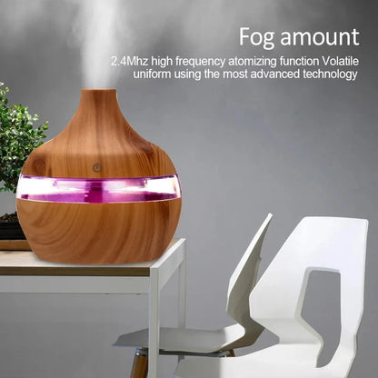Aromatherapy Humidifier – Quiet Mist with LED Glow