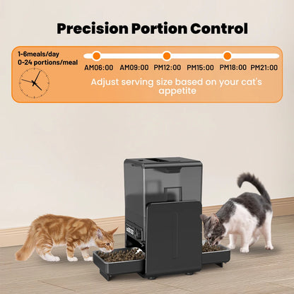 Smart Cat Feeder – 5L Automatic Dispenser with Voice Recorder