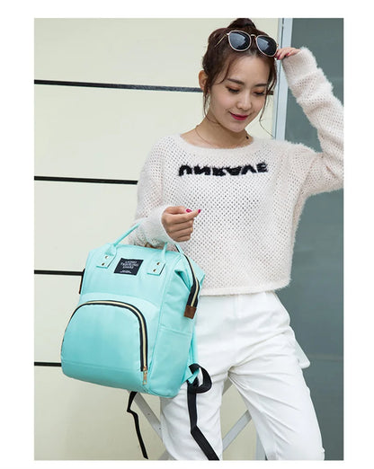 Premium Baby Diaper Bag – Stylish, Durable & Spacious for Moms 💕
