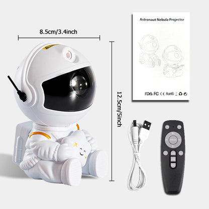 🌌 Astronaut Galaxy Star Projector Night Light