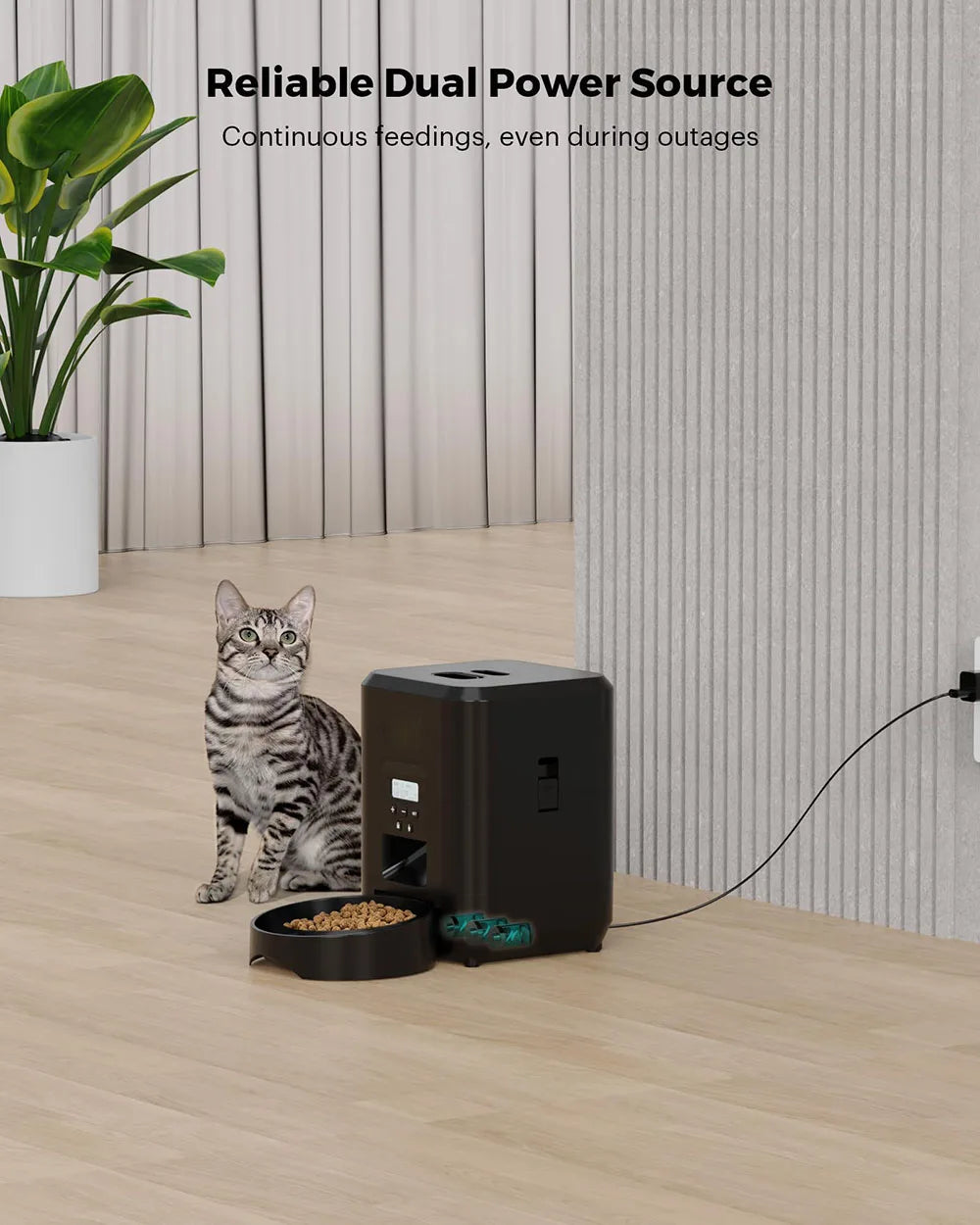 Smart Pet Feeder – Timed Cat & Dog Dispenser
