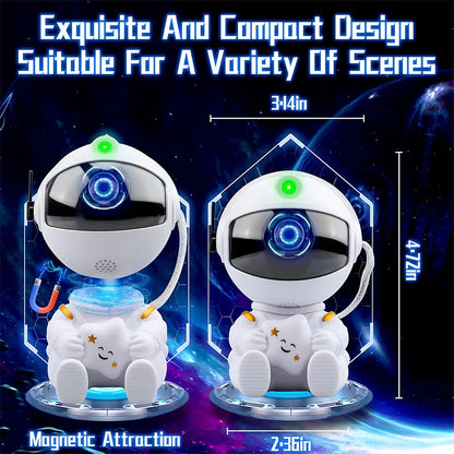 🌌 Astronaut Galaxy Star Projector Night Light