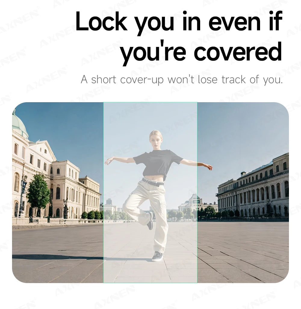 AXNEN Q19 AI Gimbal – 360° Face Tracking with Fill Light