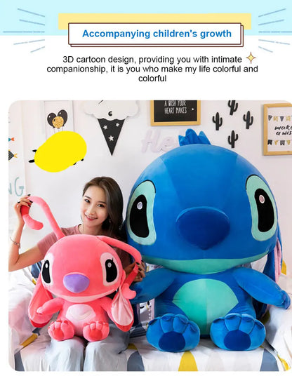 Giant Lilo & Stitch Plush – Soft Hug Pillow Toy