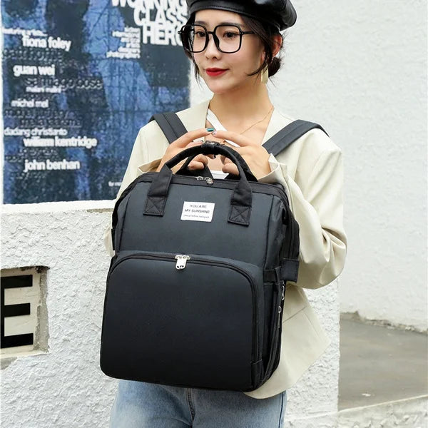 Large Capacity Diaper Backpack – Travel Feeding & Sleeping Bag