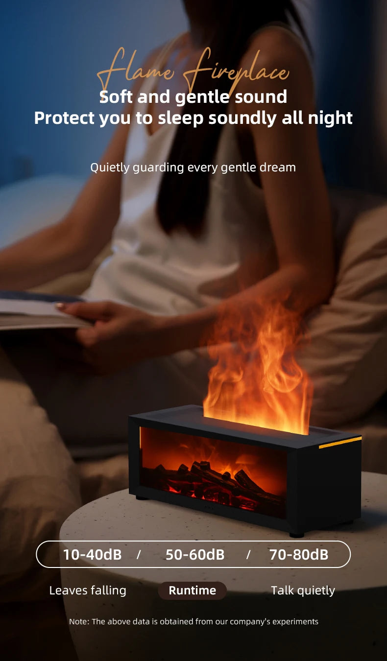 Fireplace Effect Essential Oil Diffuser