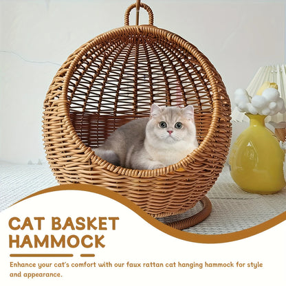 Luxury Cat Basket – Cozy & Stylish