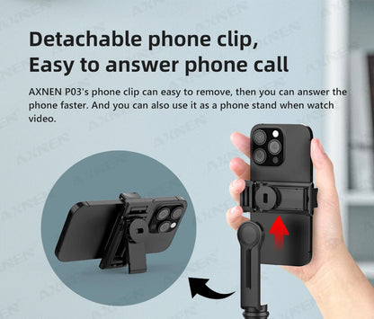AI Face Tracking Gimbal – 360° Auto Rotate Selfie Stabilizer