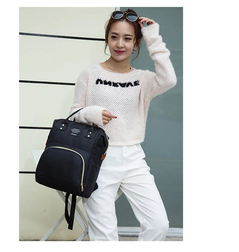Premium Baby Diaper Bag – Stylish, Durable & Spacious for Moms 💕