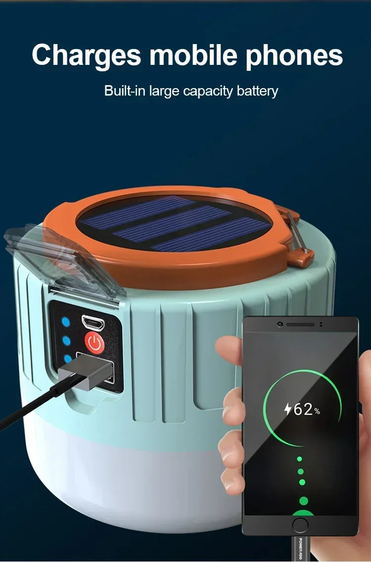 Waterproof LED Camping Lantern & Power Bank
