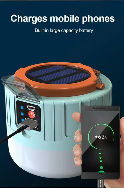 Waterproof LED Camping Lantern & Power Bank