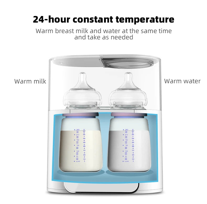 ThermoBub™ – 6-in-1 Baby Bottle Warmer & Steriliser with Temp Control