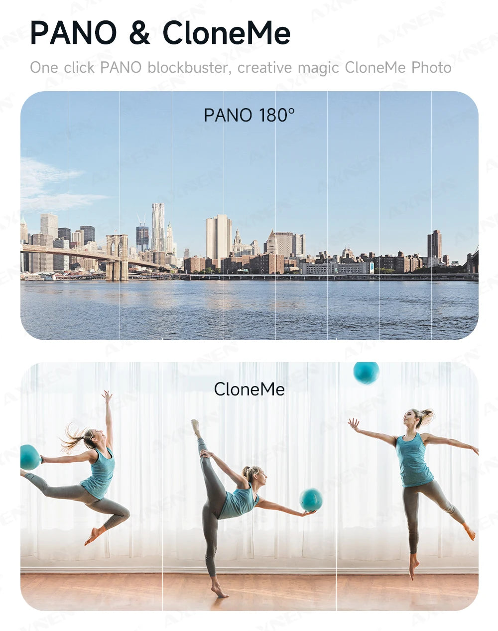 AXNEN Q19 AI Gimbal – 360° Face Tracking with Fill Light