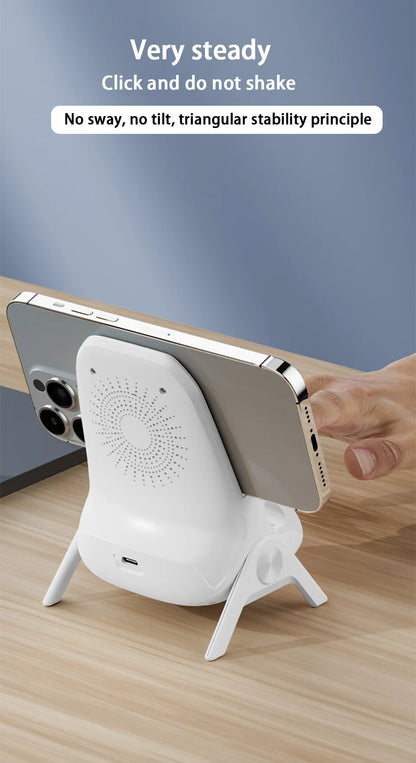 Mini Chair 3-in-1 Cordless Fast Charger Stand