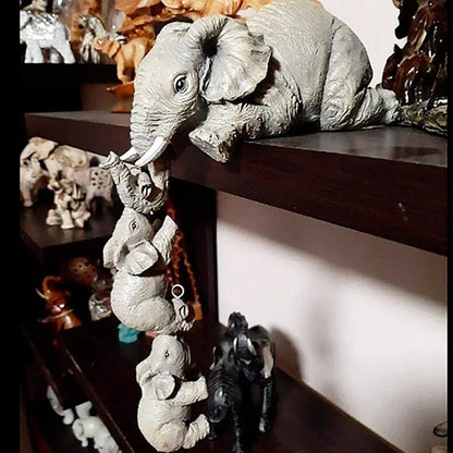 Cute Elephant Hug Miniatures – Perfect Home & Gift Decor ✨