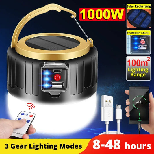 Waterproof LED Camping Lantern & Power Bank