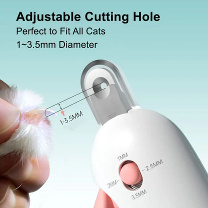 Adjustable Cat & Dog Nail Trimmer – No Overcutting