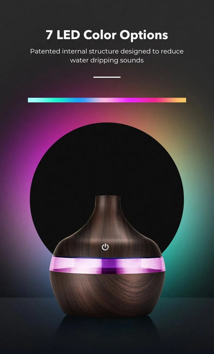 Aromatherapy Humidifier – Quiet Mist with LED Glow