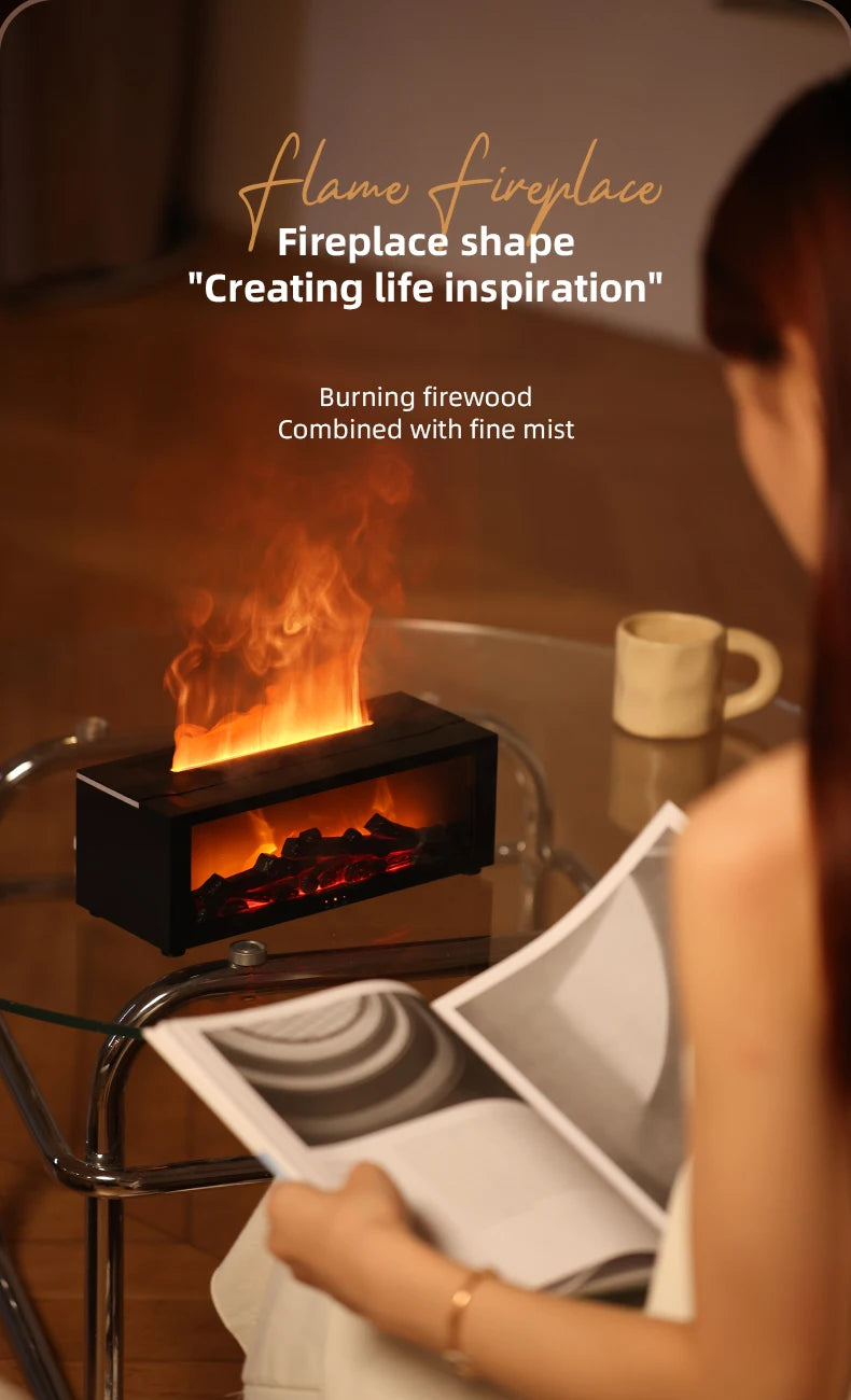 Fireplace Effect Essential Oil Diffuser