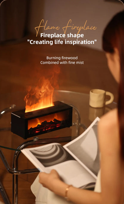 Fireplace Effect Essential Oil Diffuser