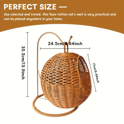 Luxury Cat Basket – Cozy & Stylish