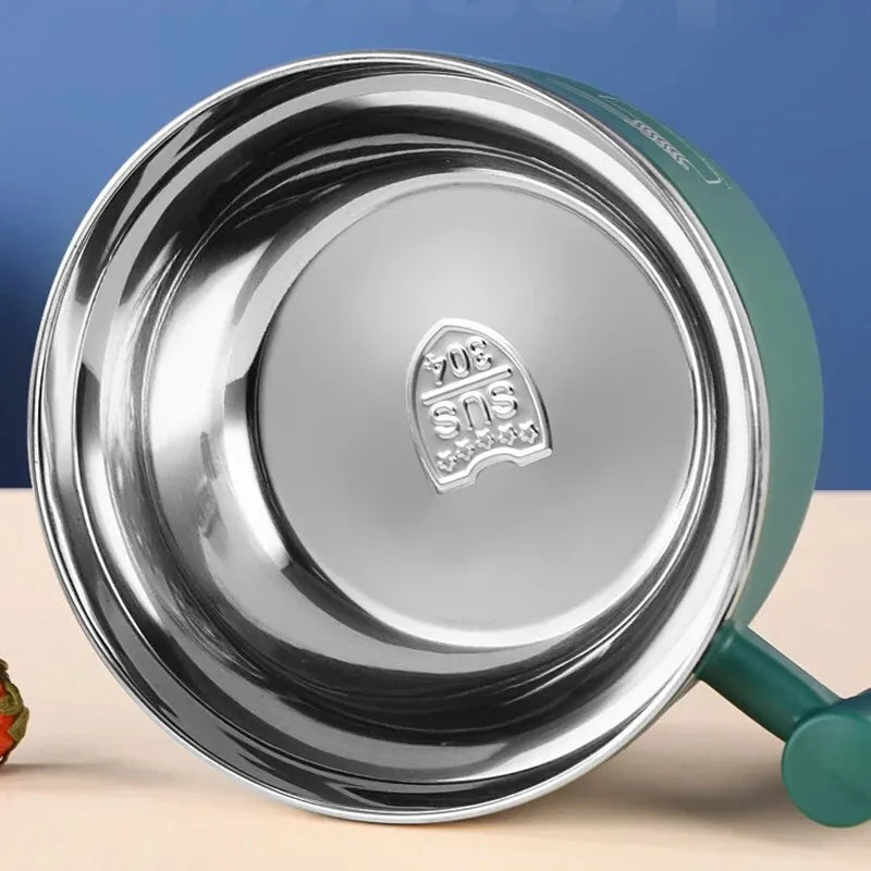 Portable Stainless Bowl with Lid – Perfect Instant Noodle Partner 🥢