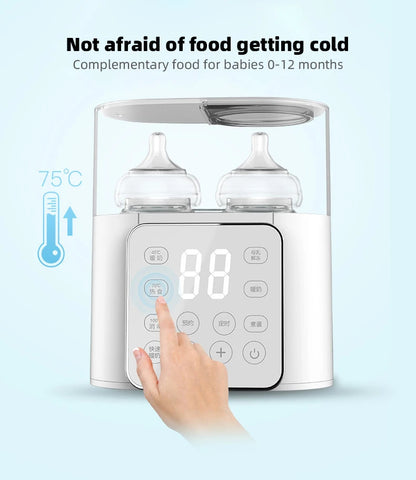 ThermoBub™ – 6-in-1 Baby Bottle Warmer & Steriliser with Temp Control
