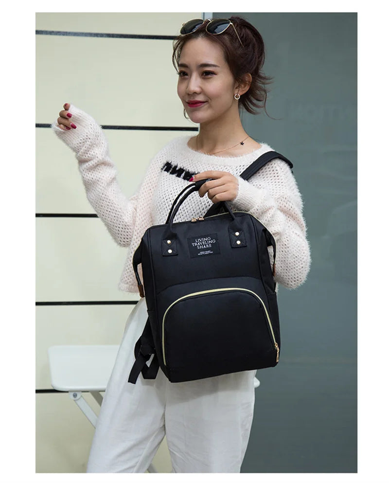 Premium Baby Diaper Bag – Stylish, Durable & Spacious for Moms 💕