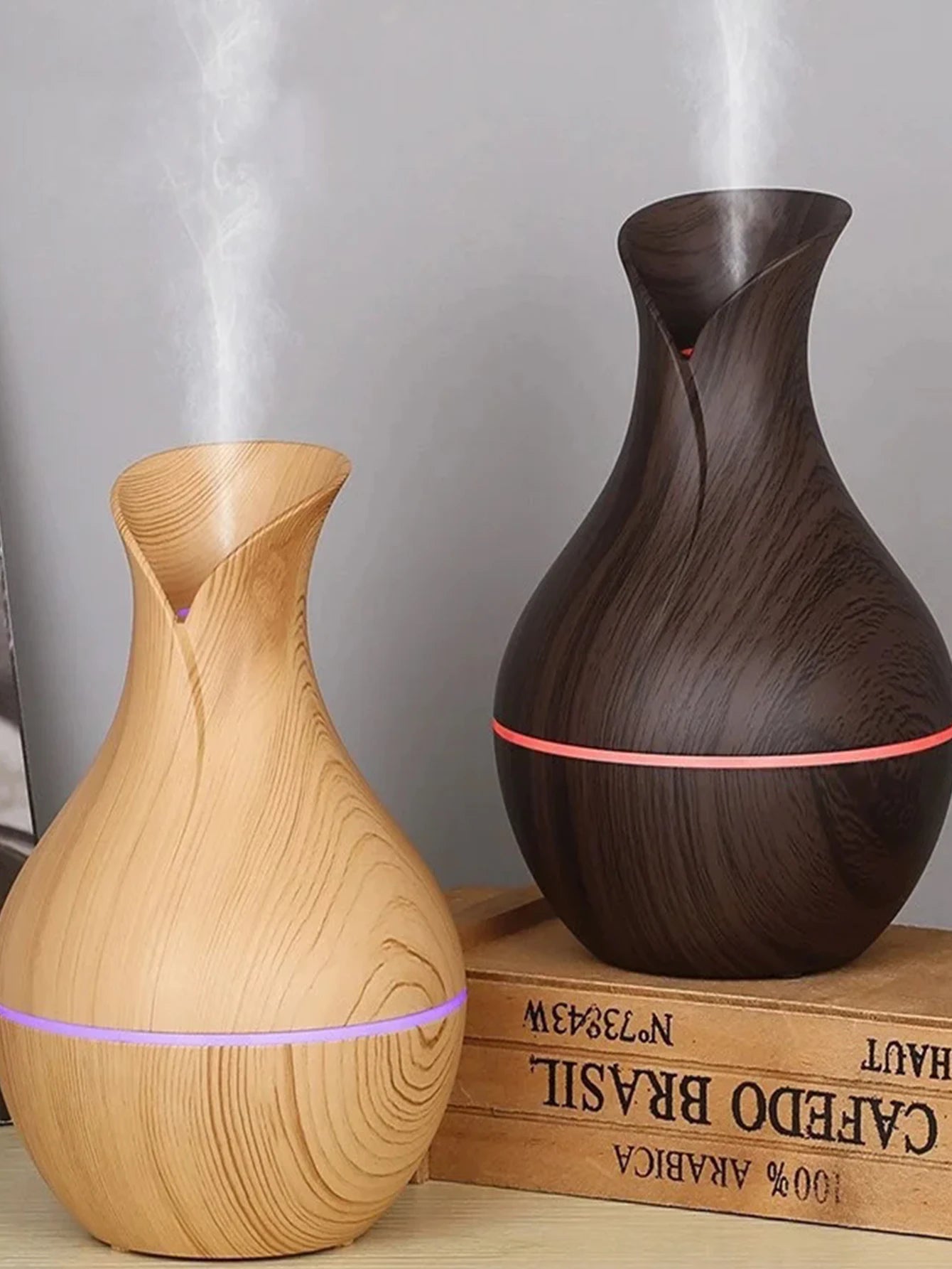 Ultrasonic Essential Oil Humidifier – Quiet LED Aroma Maker